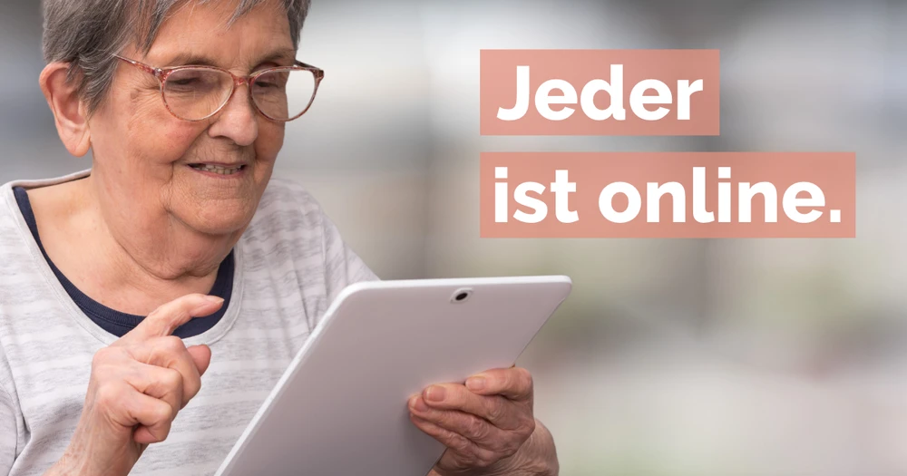 Jeder ist online.